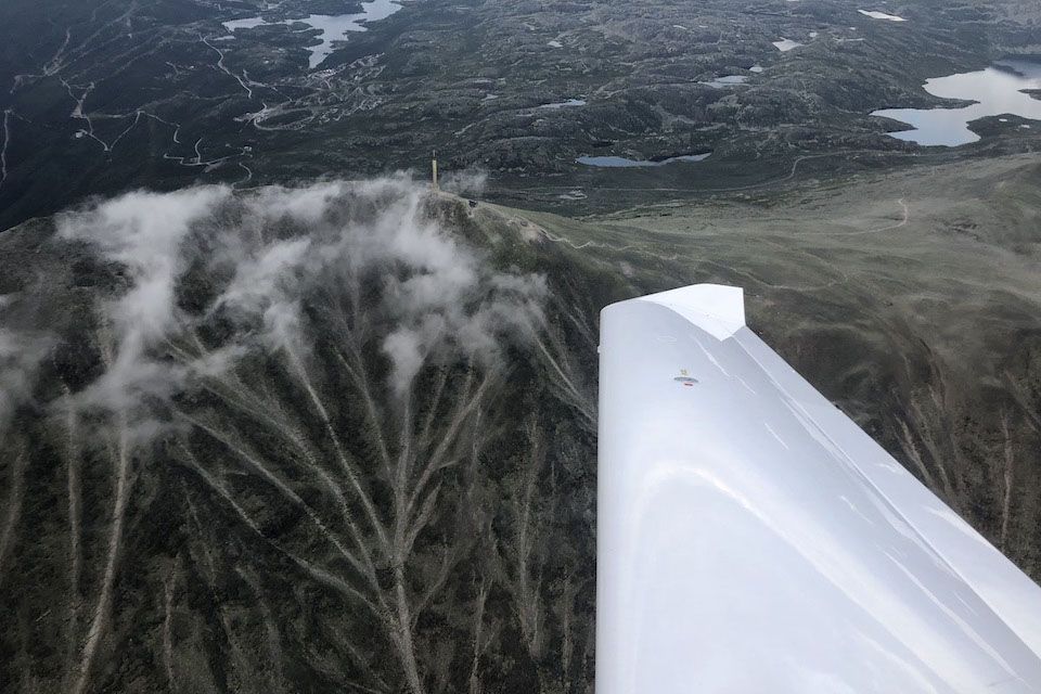 Gaustatoppen om sommeren